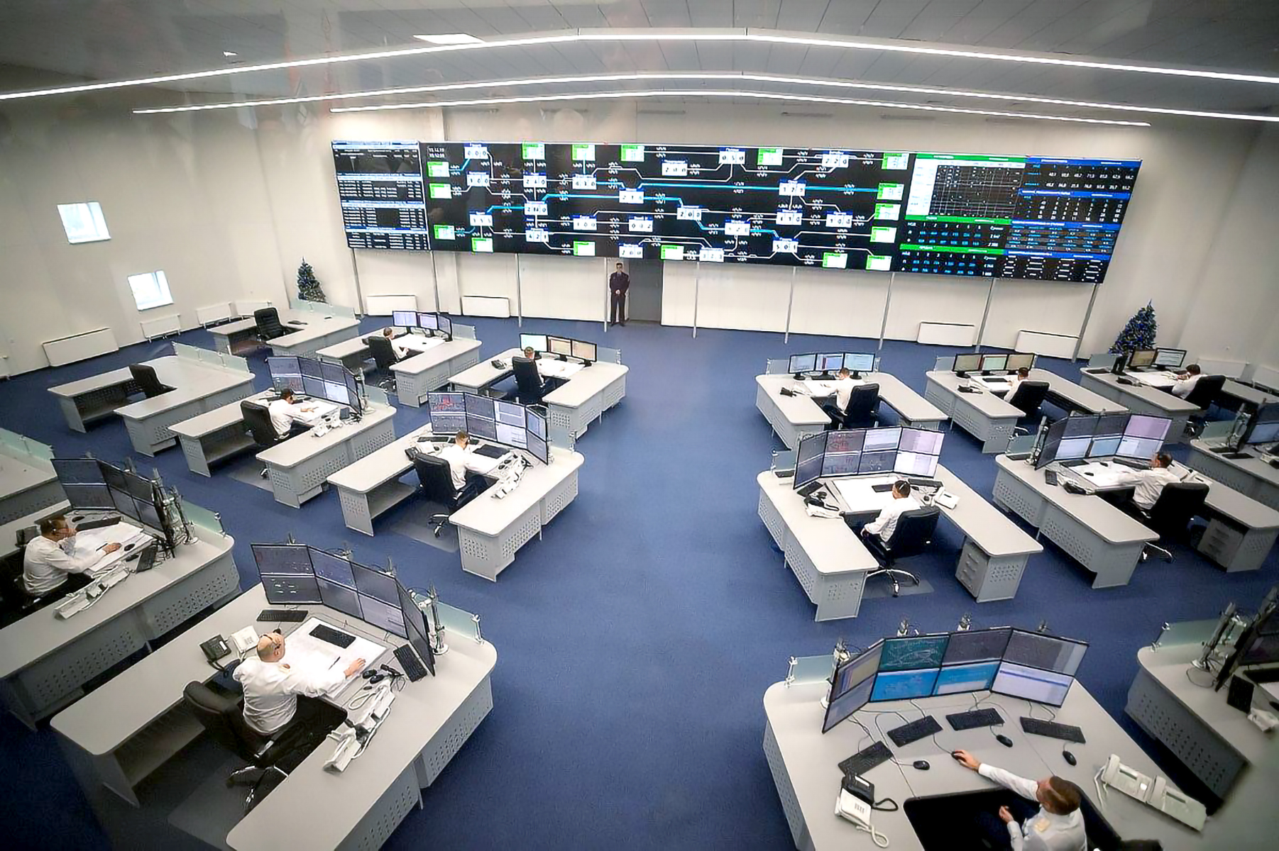 Фото — Диспетчерский зал ЦУП БЖД