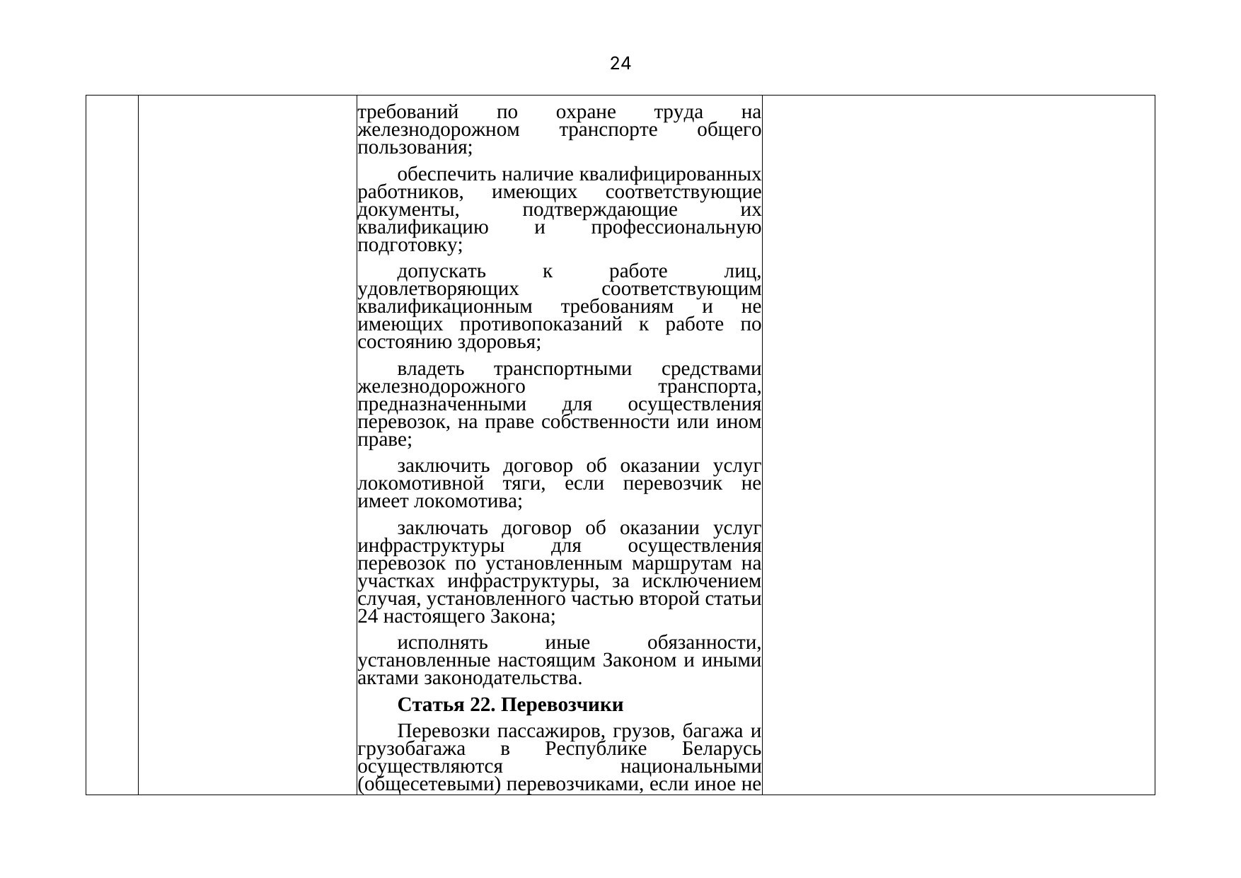 Письмо БЖД № 25-03-19/7574 от 03.08.2021: анализ законодательства Беларуси по Союзной программе (Страница 25 из 51)