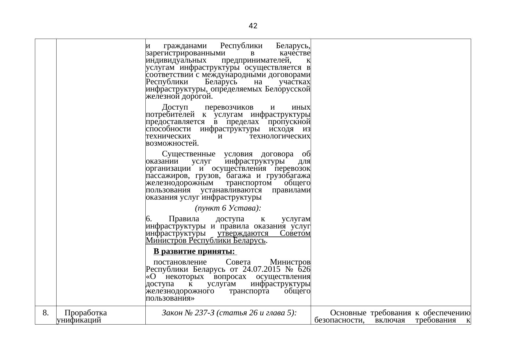 Письмо БЖД № 25-03-19/7574 от 03.08.2021: анализ законодательства Беларуси по Союзной программе (Страница 43 из 51)