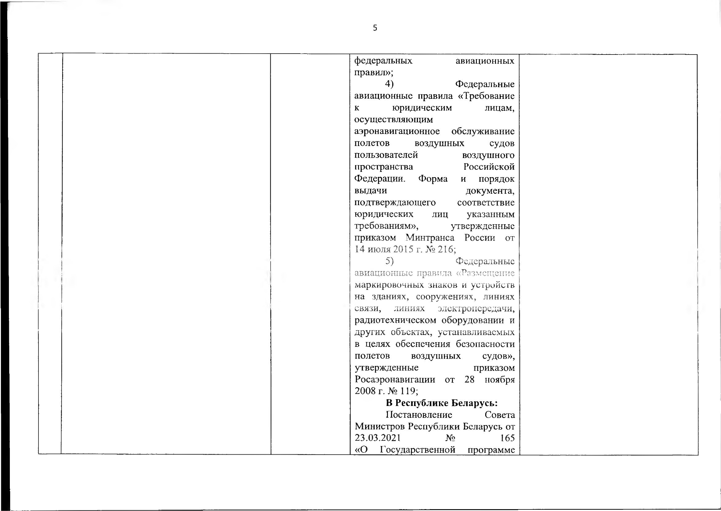 Союзная программа по унификации регулирования транспортного рынка, 2021 (Страница 5 из 41)